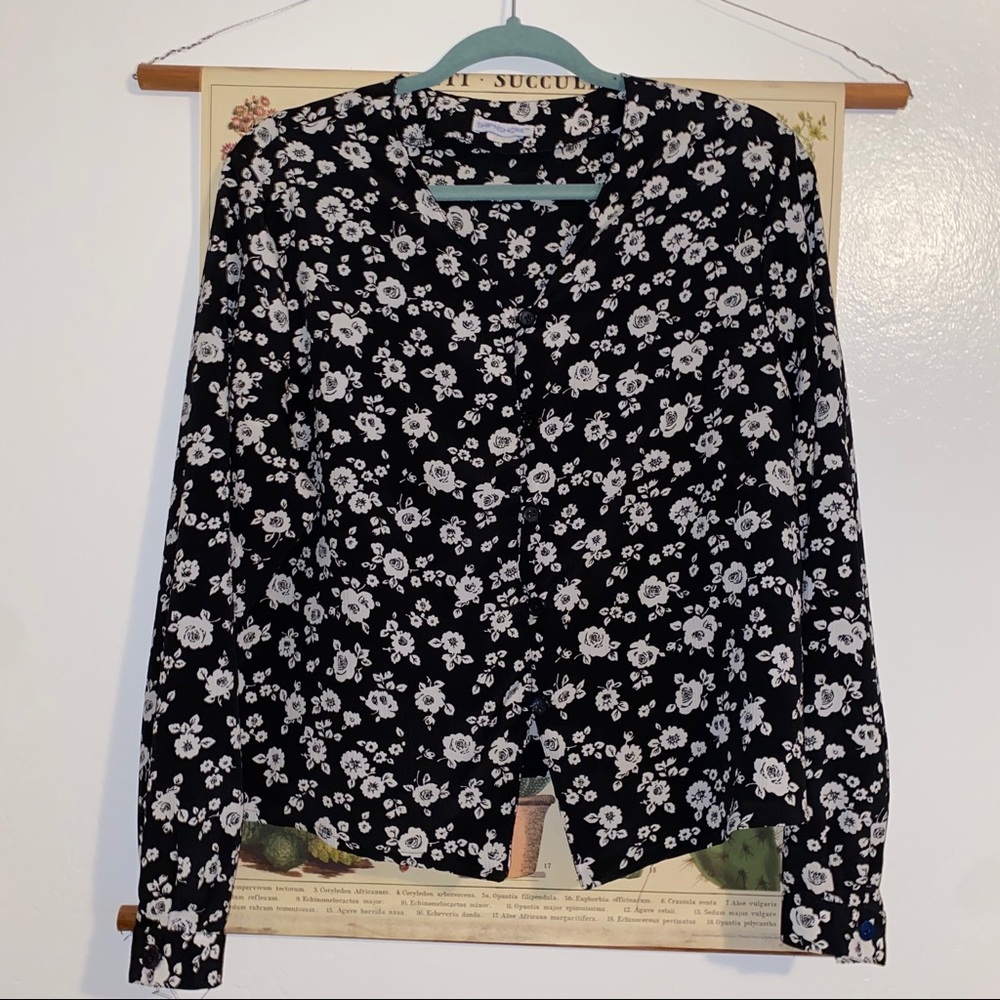 Vintage floral button up